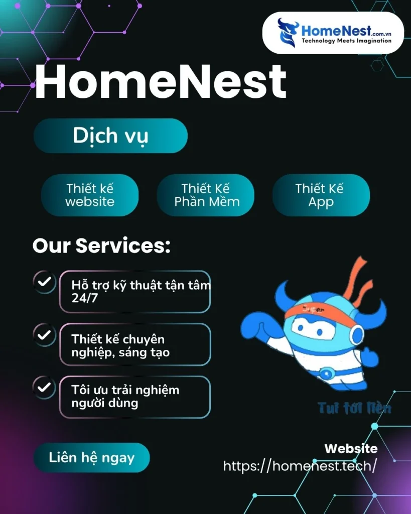 Dịch vụ chuyển đổi số tại HomeNest Tech