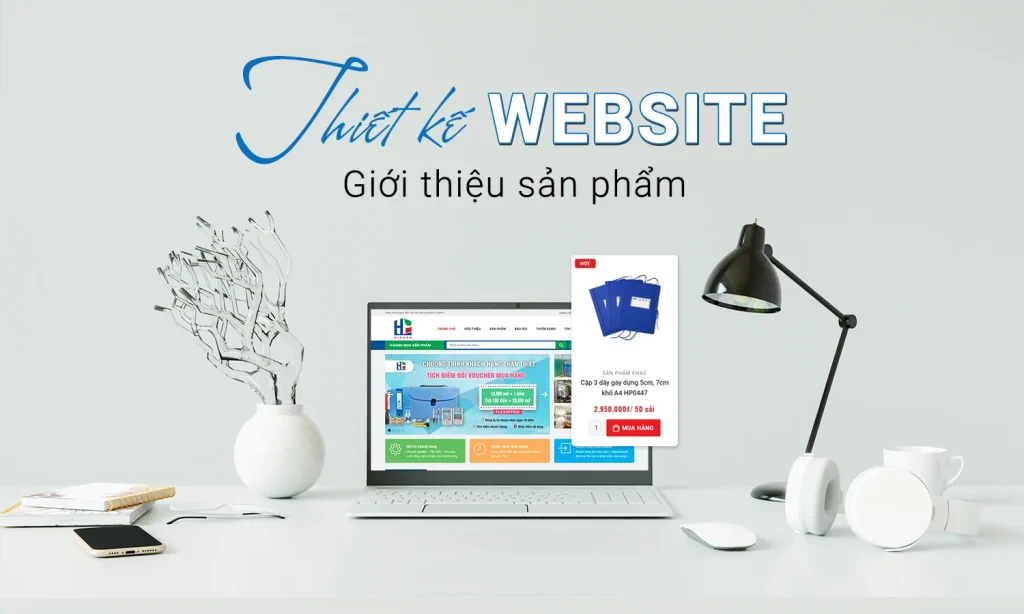 Thiet ke web gioi thieu san pham