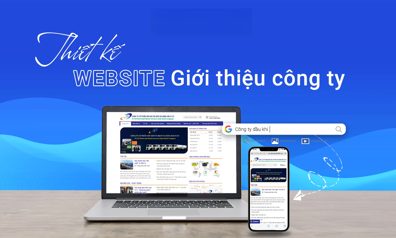 Thiết kế Website giới thiệu công ty, doanh nghiệp